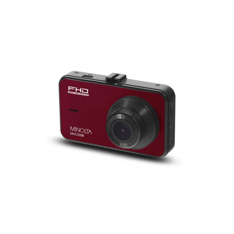 Minolta MNCD330 1080p Car Camcorder with 3.0-Inch LCD Monitor Red