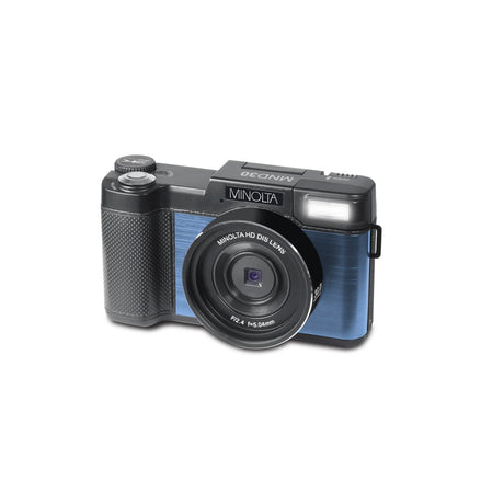 Minolta MND30 30 MP 2.7K Ultra HD Digital Camera Blue