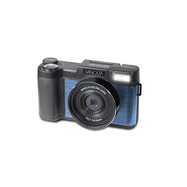 Minolta MND30 30 MP 2.7K Ultra HD Digital Camera Blue