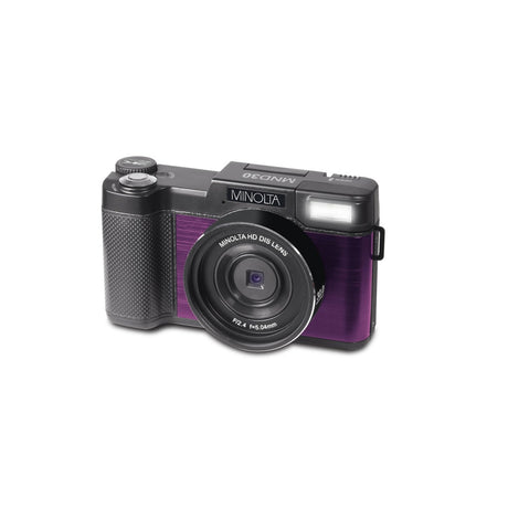 Minolta MND30 30 MP 2.7K Ultra HD Digital Camera Purple