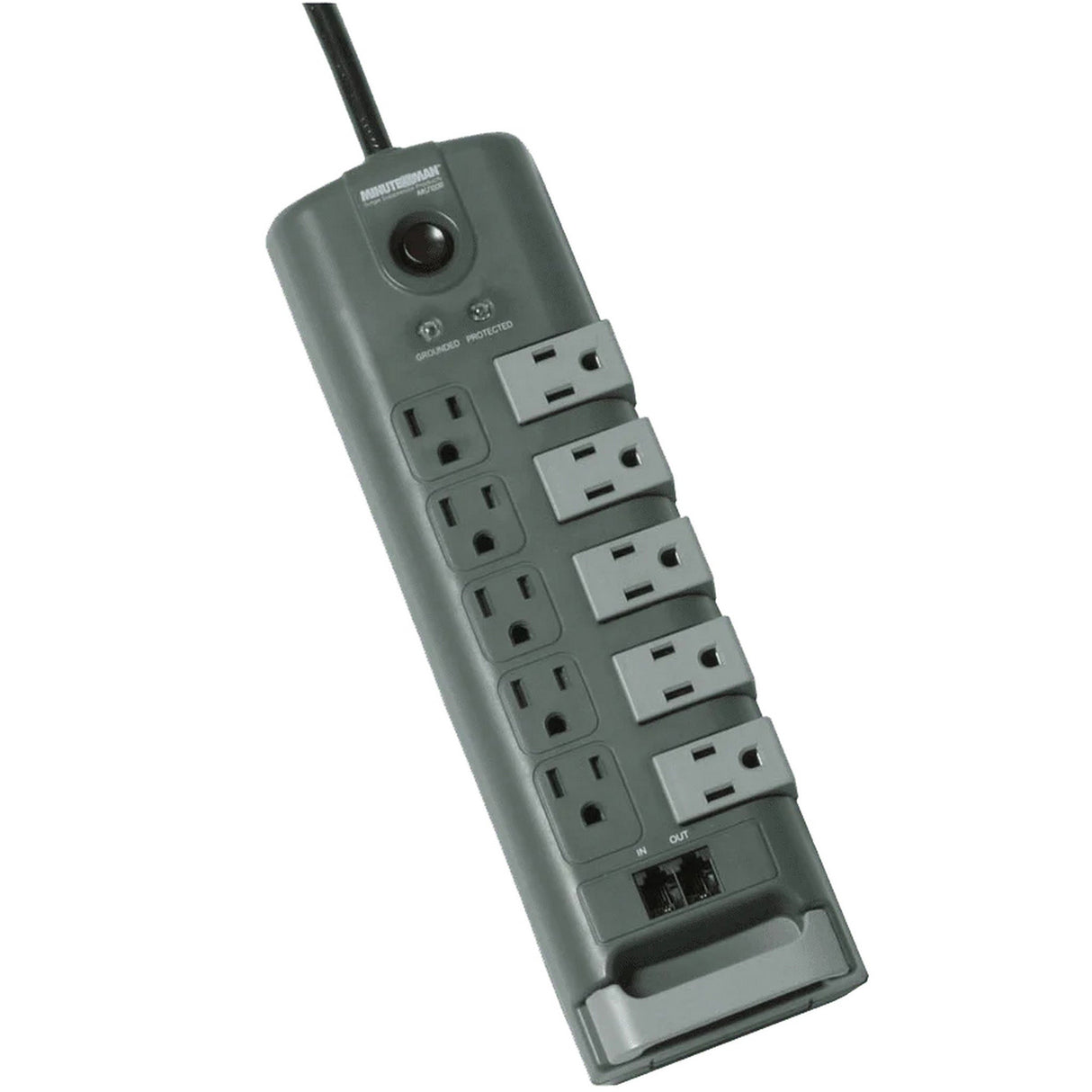 Minuteman MMS7100RT Surge Strip with Rotating Outlets and RJ11 Protection