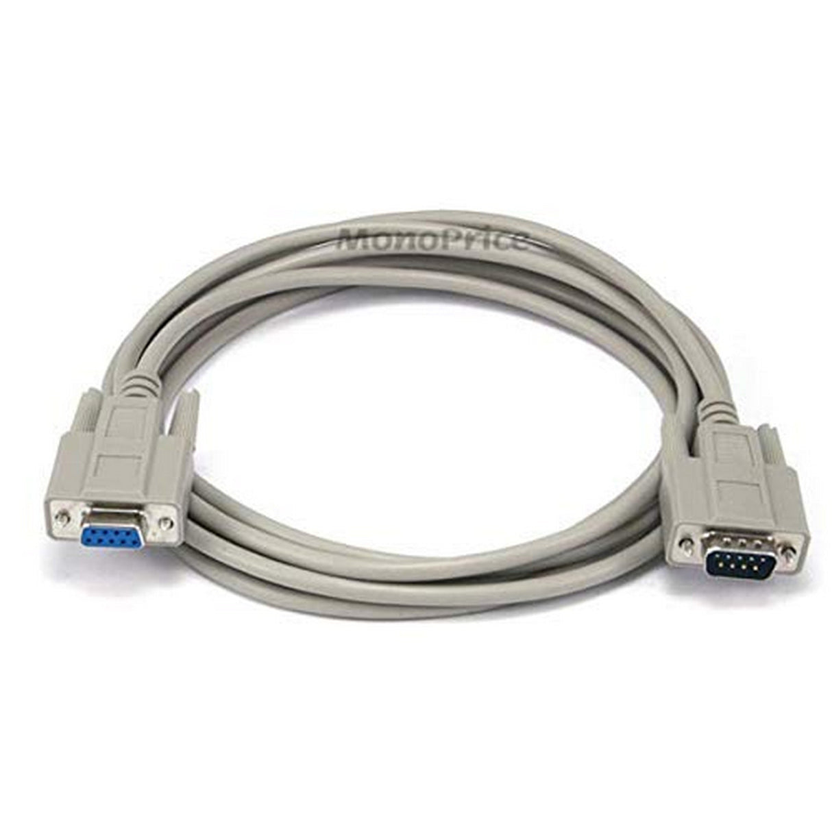 Monoprice 10‑Feet Molded DB9 Male‑to‑Female Serial Cable