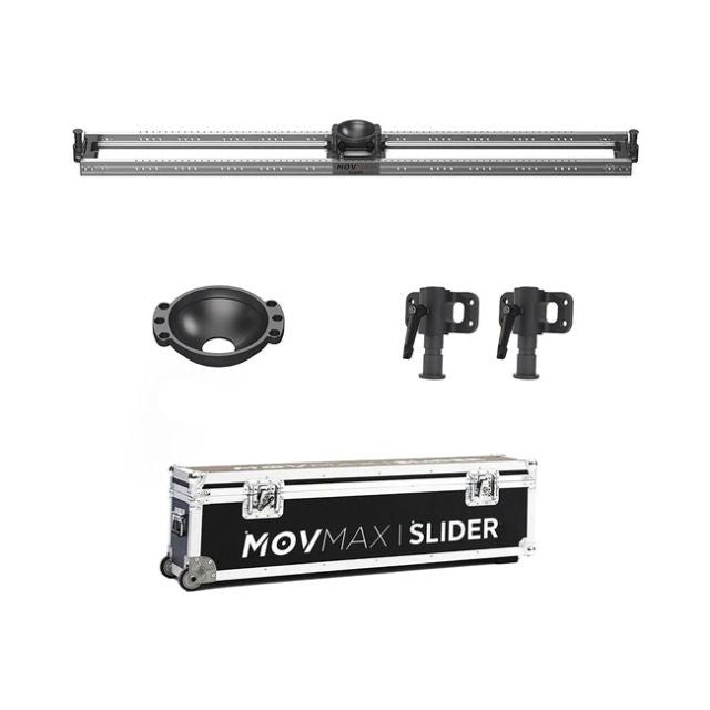 MOVMAX Camera Slider with 150mm Bowl Mount - 83’’