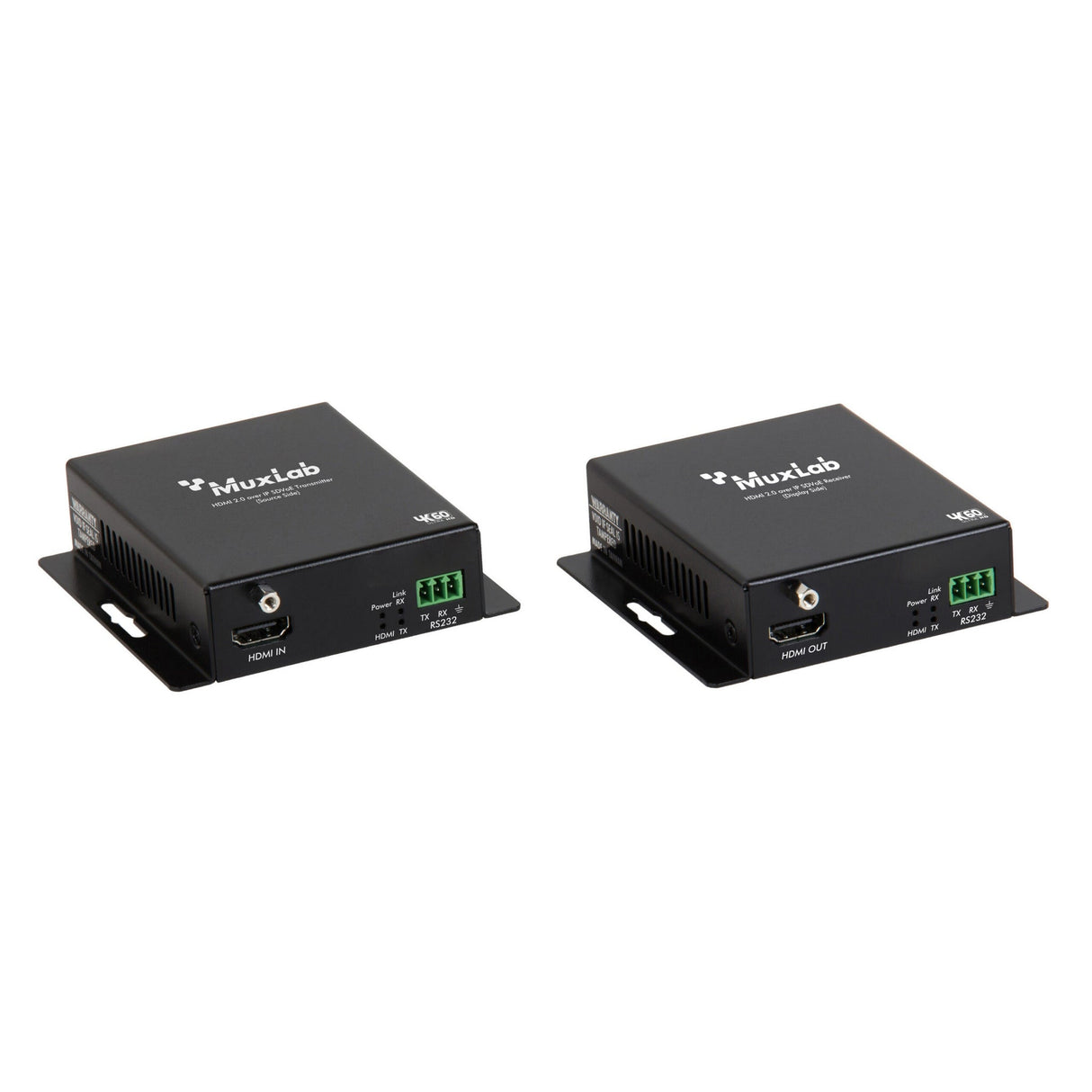 MuxLab 500709 HDMI 2.0 Over IP SDVoE Transmitter and Receiver for AV Distribution