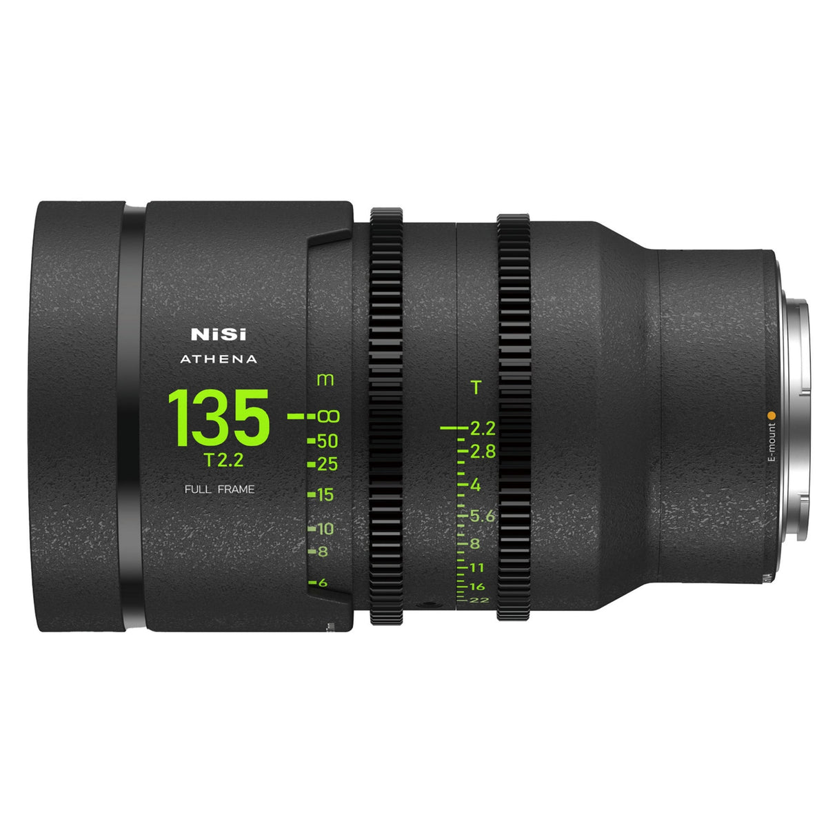 NiSi ATHENA PRIME Full Frame Cinema Lens with PL E L G and RF Mount - E Mount (No Drop-in Filter) / 135mm