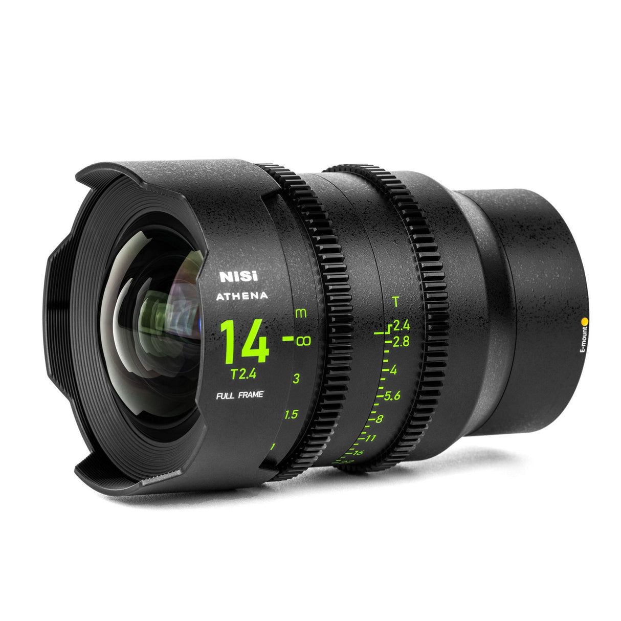 NiSi ATHENA PRIME Full Frame Cinema Lens with PL E L G and RF Mount - E Mount (No Drop-in Filter) / 14mm