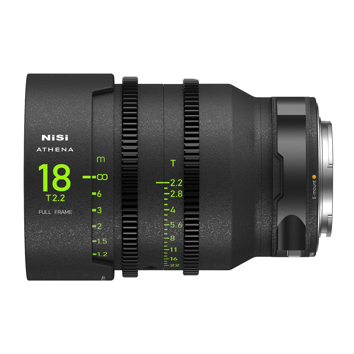 NiSi ATHENA PRIME Full Frame Cinema Lens with PL E L G and RF Mount - E Mount / 18mm