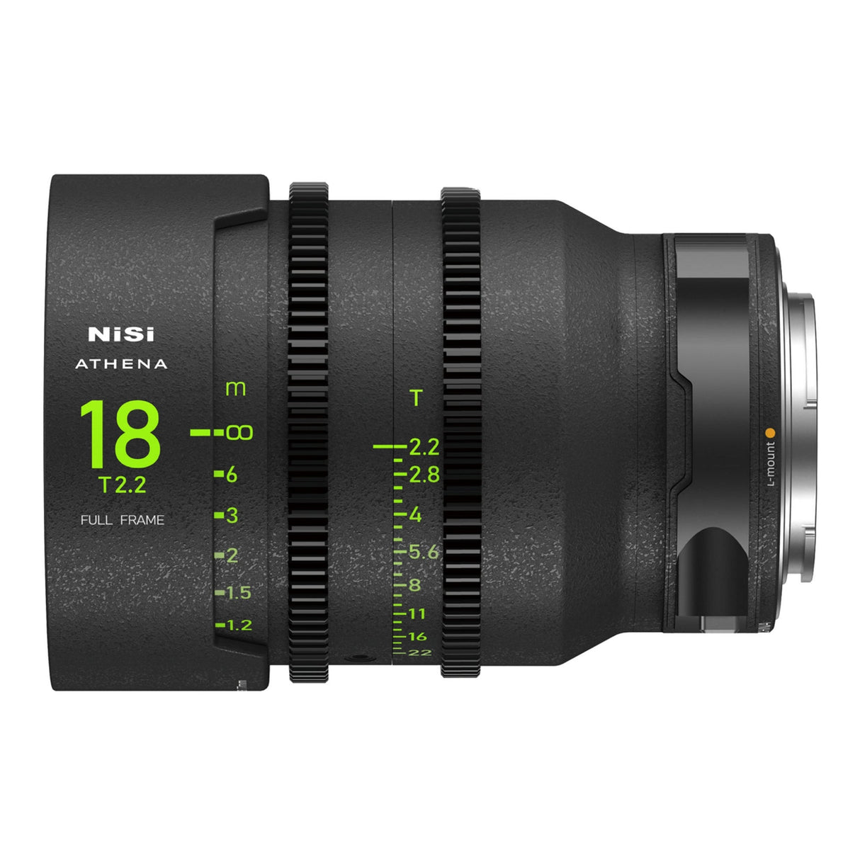 NiSi ATHENA PRIME Full Frame Cinema Lens with PL E L G and RF Mount - L Mount / 18mm