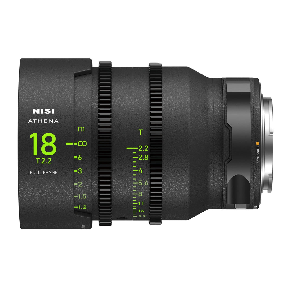 NiSi ATHENA PRIME Full Frame Cinema Lens with PL E L G and RF Mount - RF Mount / 18mm