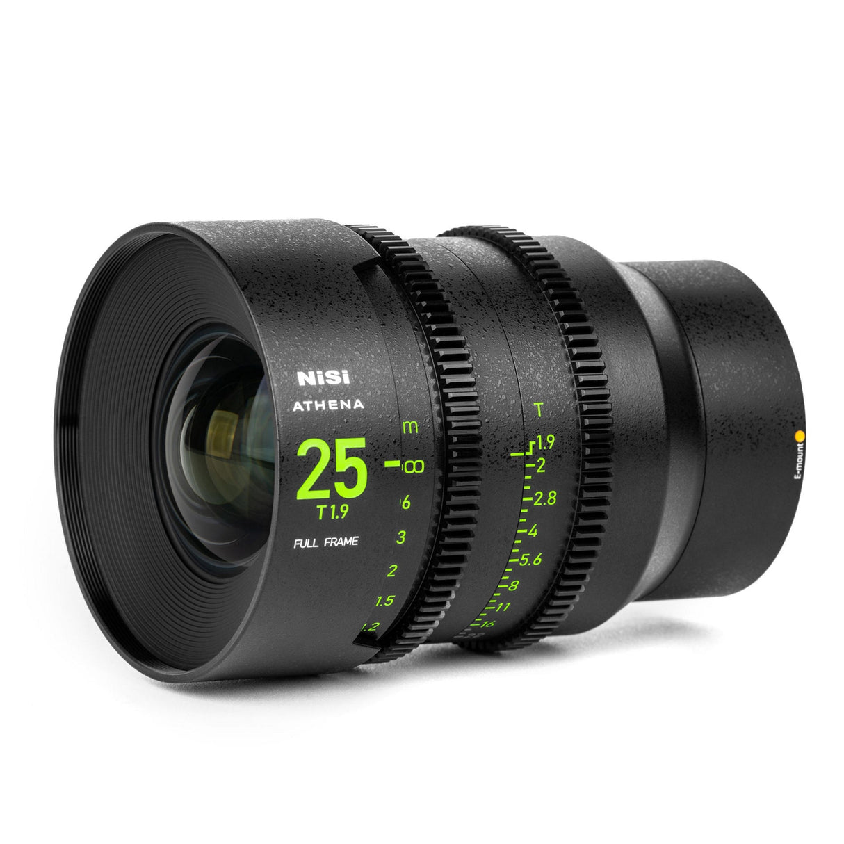 NiSi ATHENA PRIME Full Frame Cinema Lens with PL E L G and RF Mount - E Mount (No Drop-in Filter) / 25mm