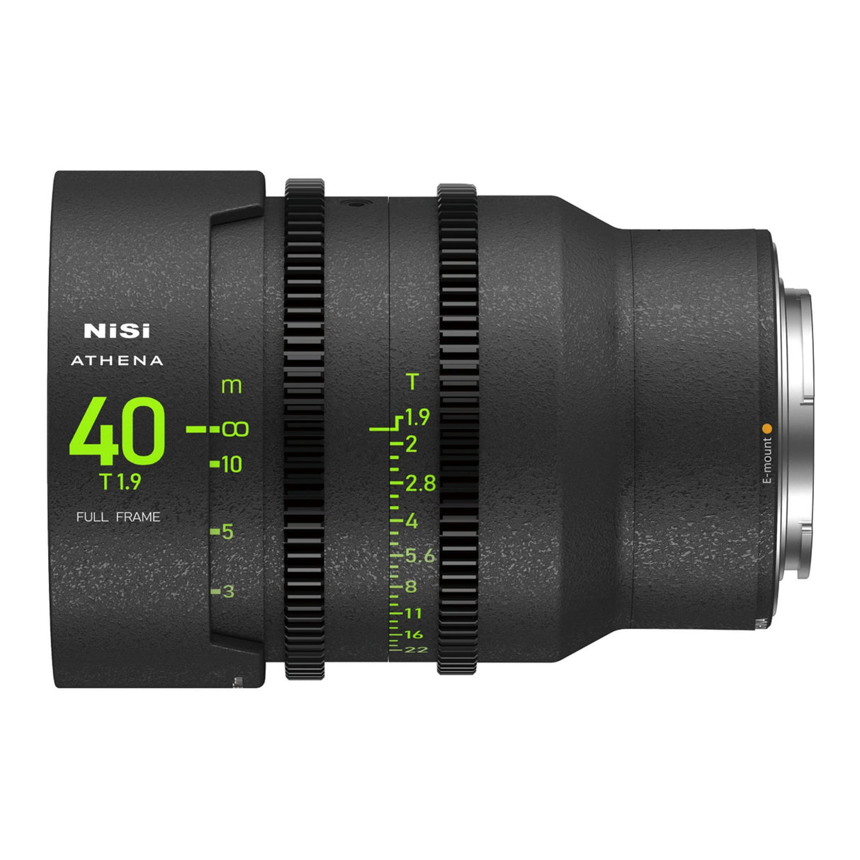 NiSi ATHENA PRIME Full Frame Cinema Lens with PL E L G and RF Mount - E Mount (No Drop-in Filter) / 40mm