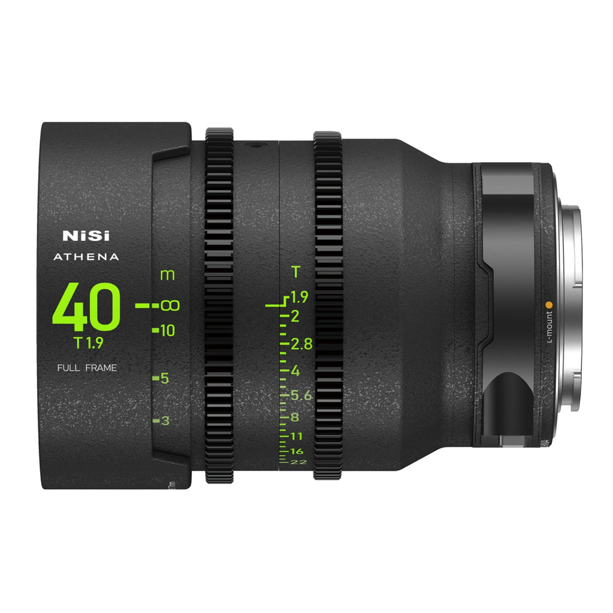 NiSi ATHENA PRIME Full Frame Cinema Lens with PL E L G and RF Mount - L Mount / 40mm