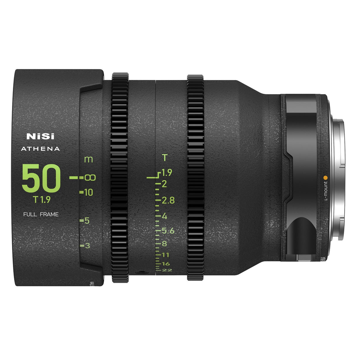 NiSi ATHENA PRIME Full Frame Cinema Lens with PL E L G and RF Mount - L Mount / 50mm