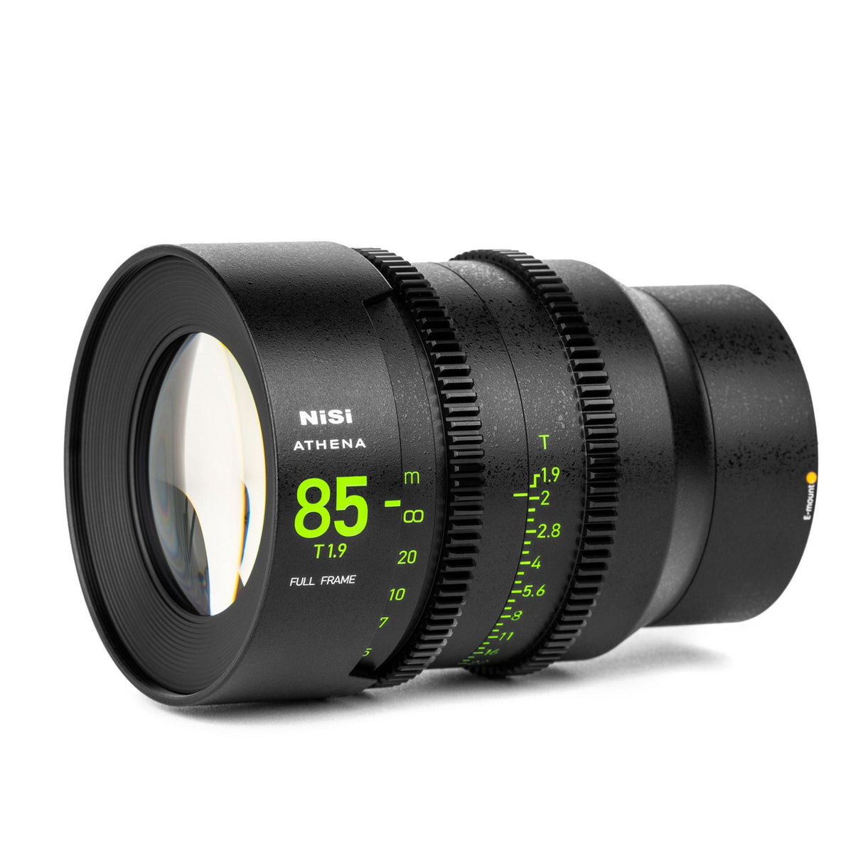NiSi ATHENA PRIME Full Frame Cinema Lens with PL E L G and RF Mount - E Mount (No Drop-in Filter) / 85mm