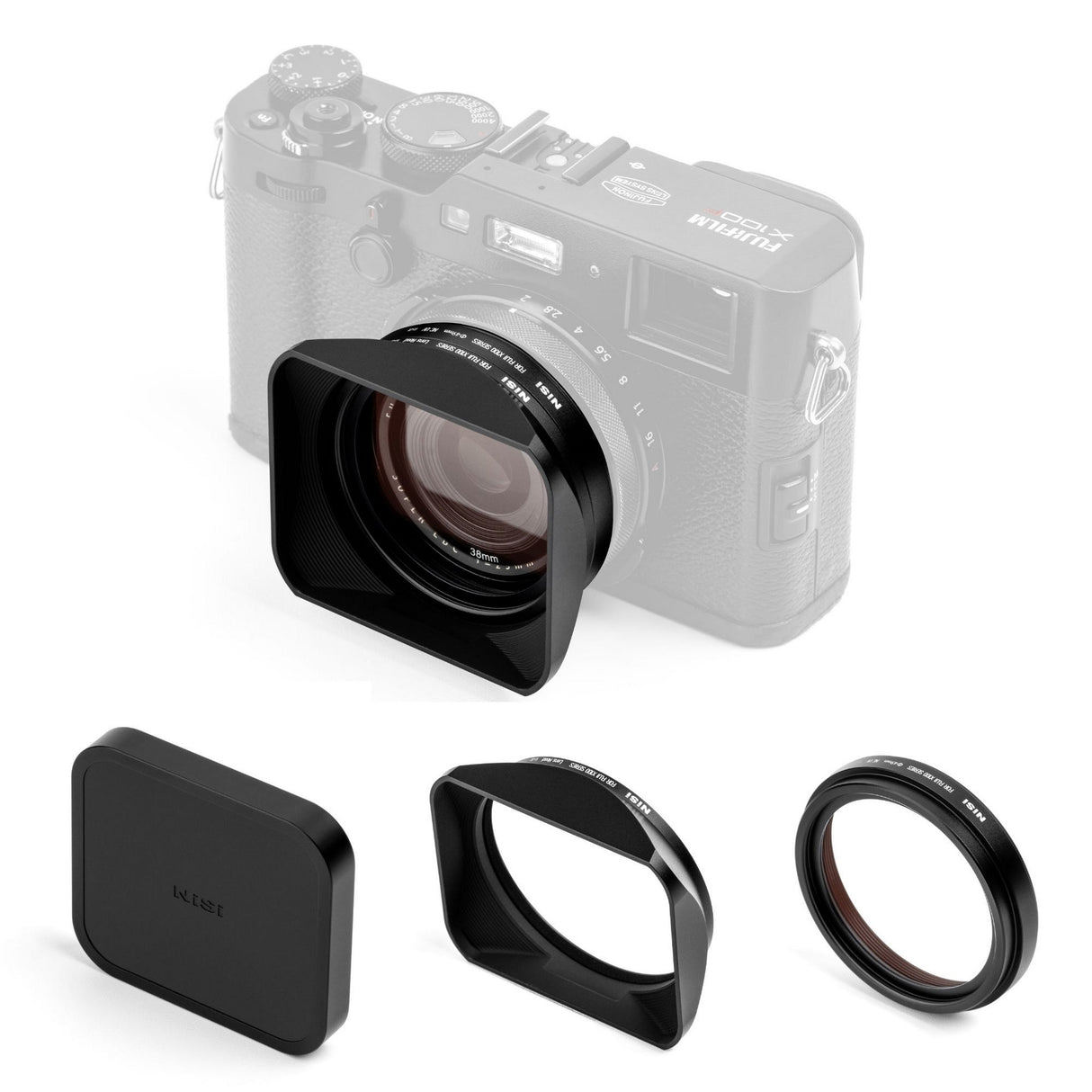 NiSi X100 Series NC UV Filter for Fujifilm X100/X100S/X100F/X100T/X100V/X100VI - Black