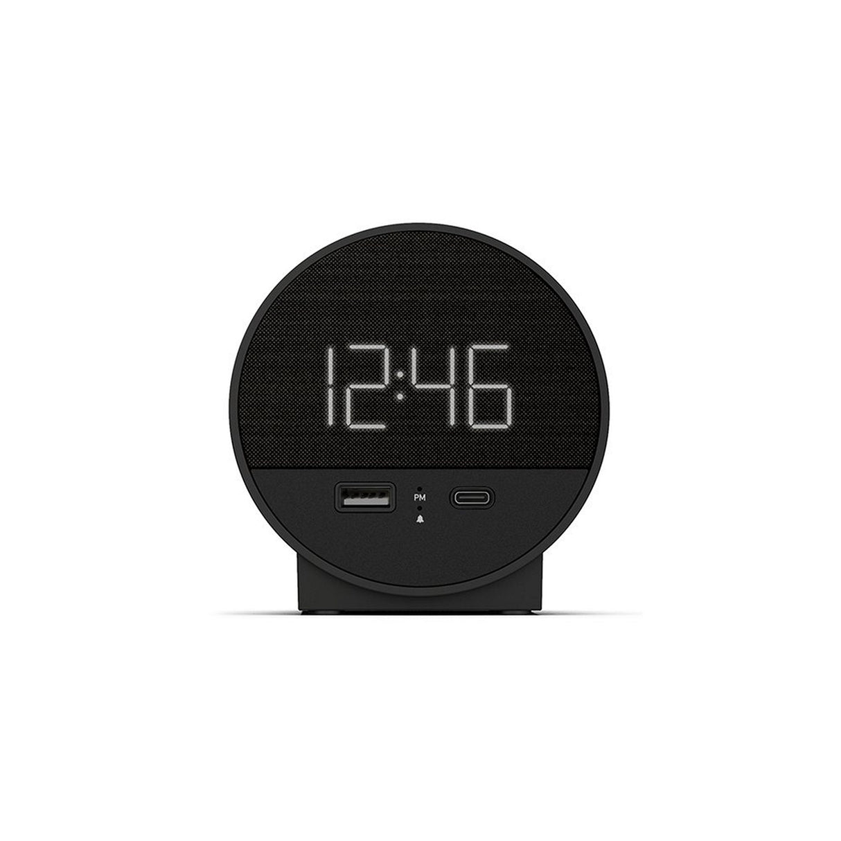 Nonstop Station O USB-C Hotel Alarm Clock Black