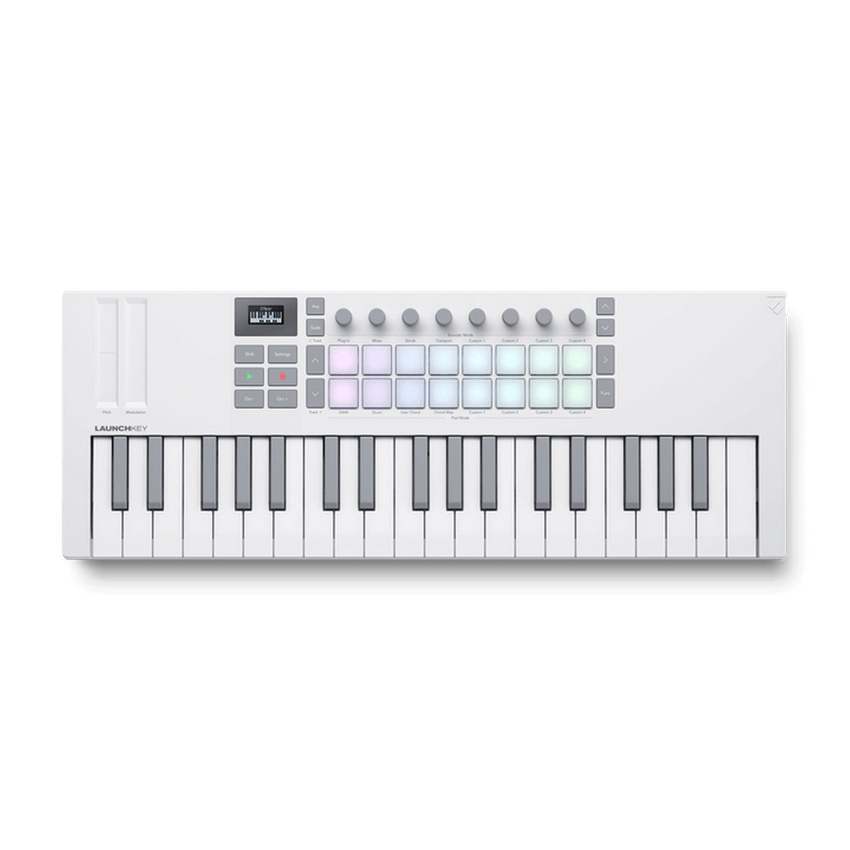 Novation Launchkey Mini 37 White MK4 MIDI Keyboard Controller