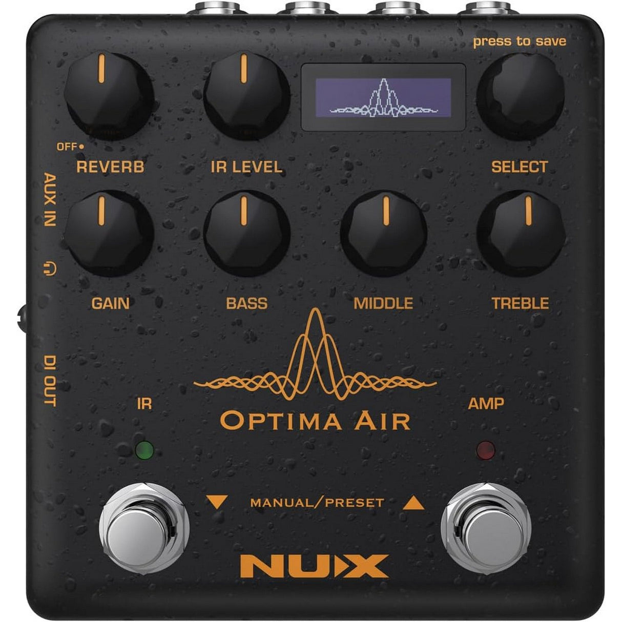 NUX Optima Air Acoustic Simulator Pedal | NAI-5 + Picks
