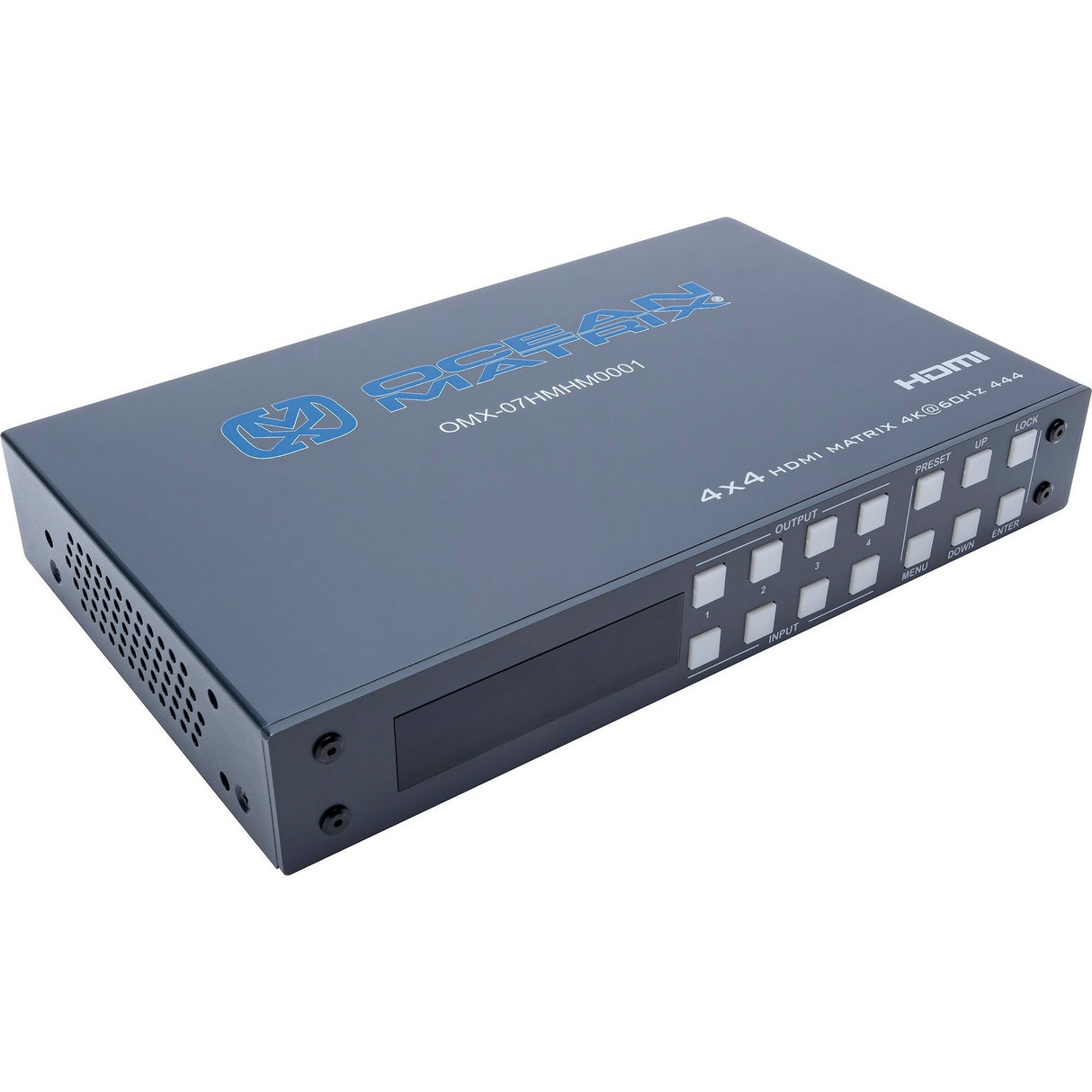 Ocean Matrix 4K HDR 4x4 HDMI Switcher with Downscaling