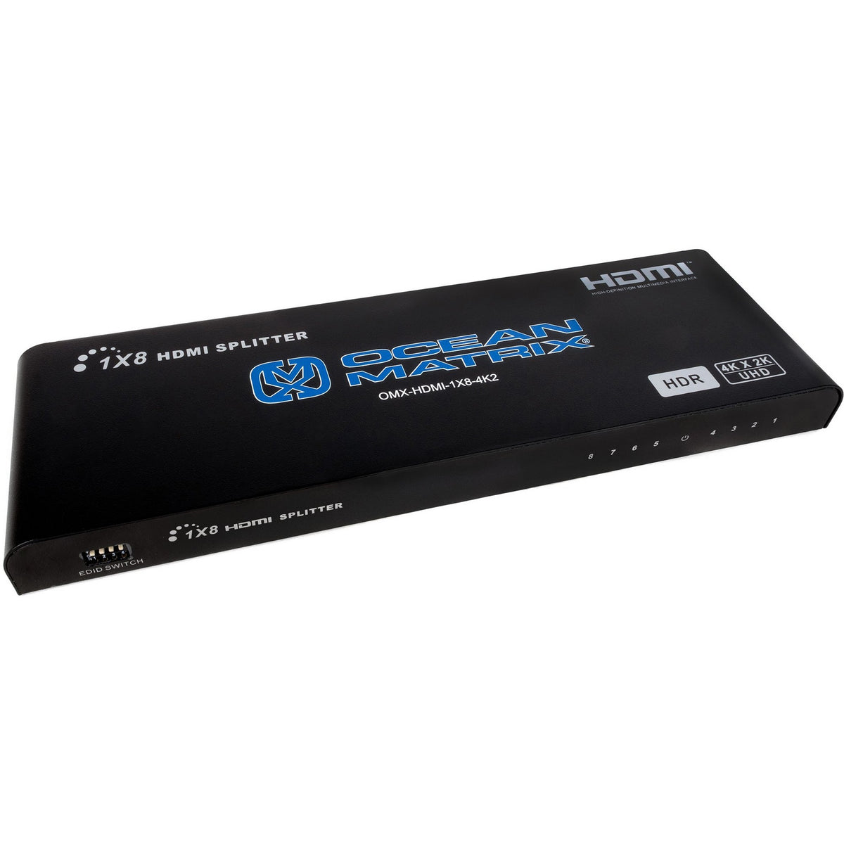 Ocean Matrix OMX-HDMI-1X8-4K2 4K60 HDMI 1x8 Distribution Amplifier