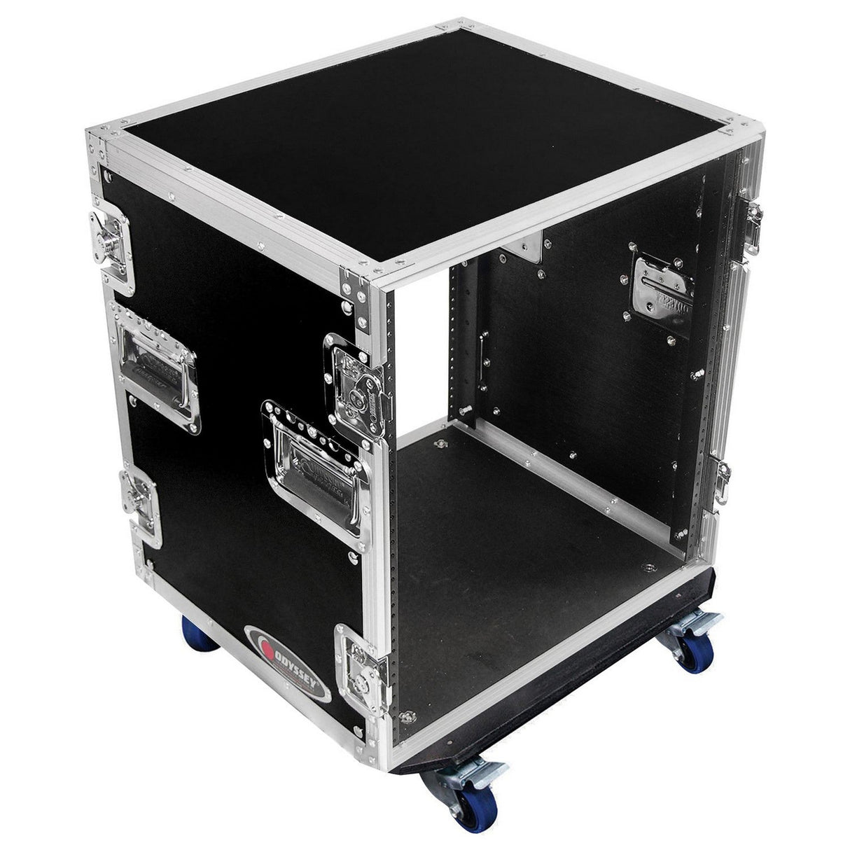Odyssey 12U Pro Amp Rack with Casters - Chrome