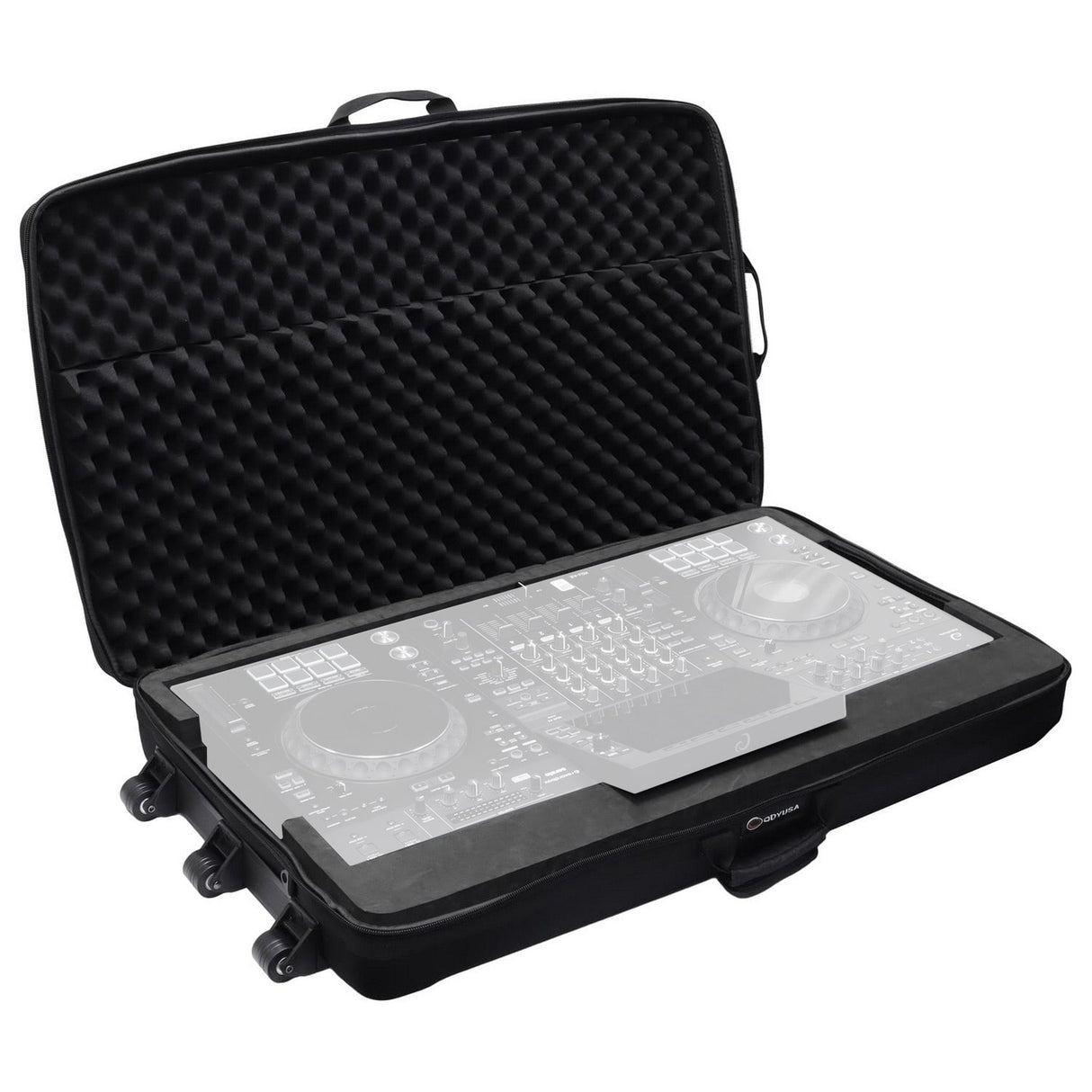 Odyssey BMXDJAZW EVA Molded Soft Case/Bag with Wheels for AlphaTheta XDJ-AZ