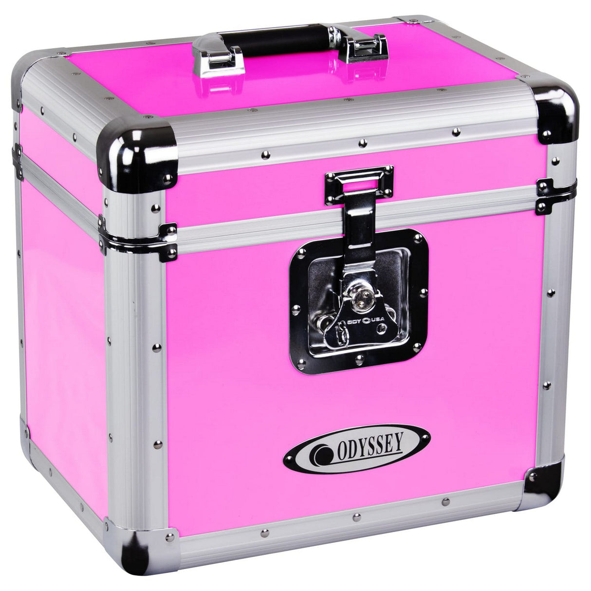Odyssey KLP1 Record/Utility Case for 70 12-Inch Vinyl Records and LPs - Magenta