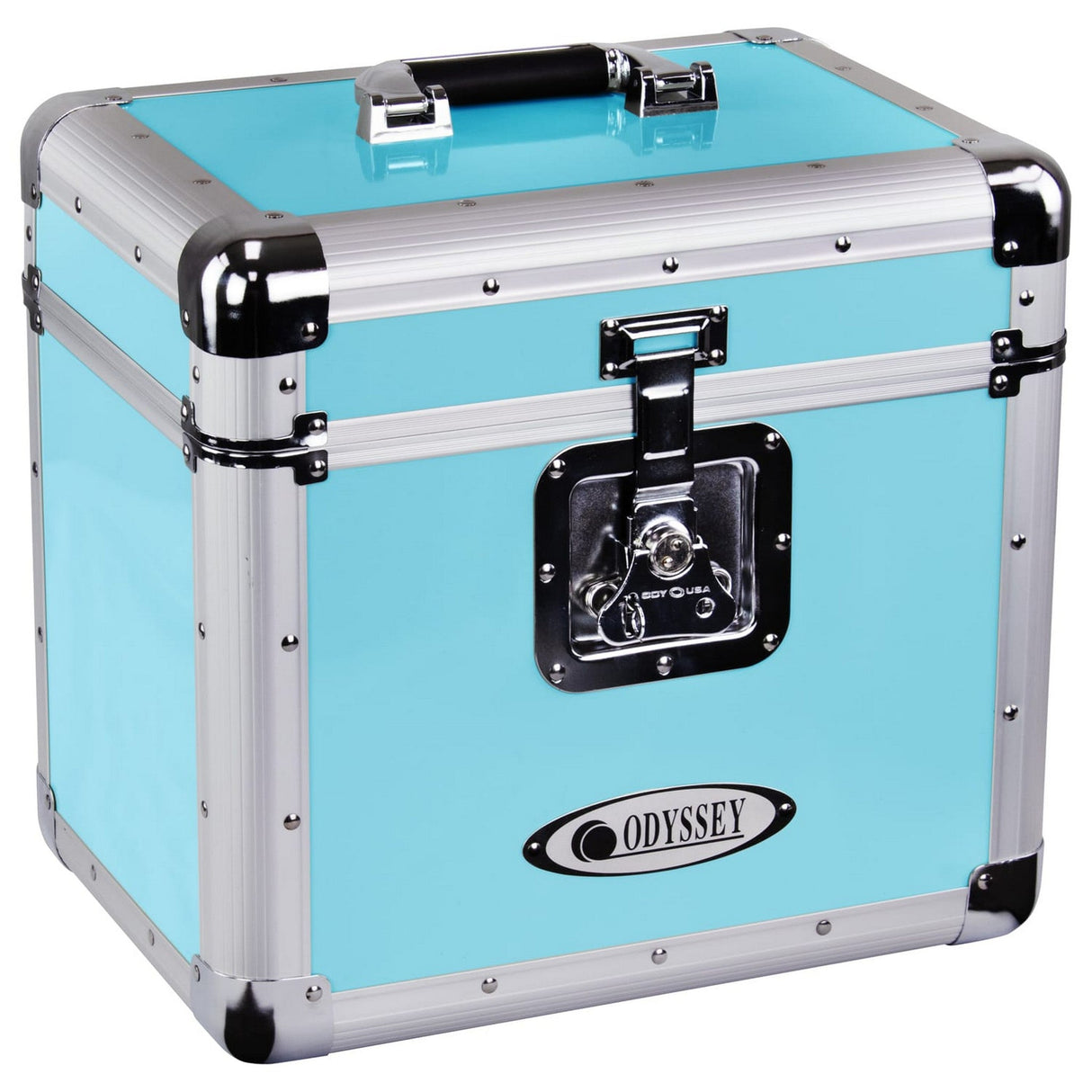 Odyssey KLP1 Record/Utility Case for 70 12-Inch Vinyl Records and LPs - Sky Blue