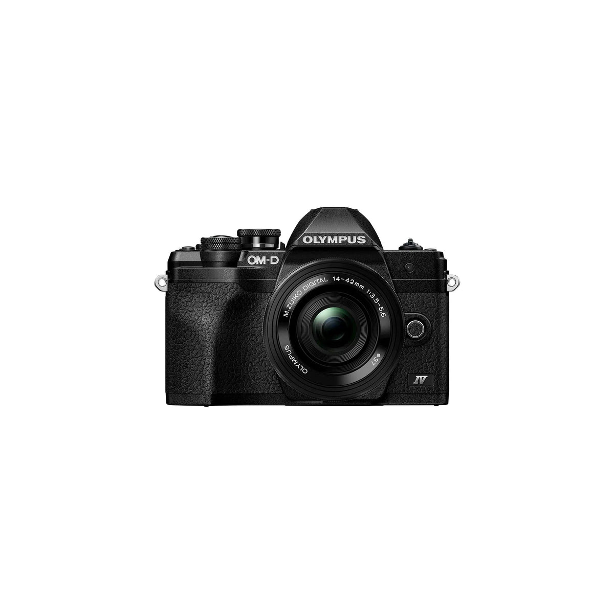 OM System E-M10 Mark IV Mirrorless Camera with 14-42mm EZ Lens, Black