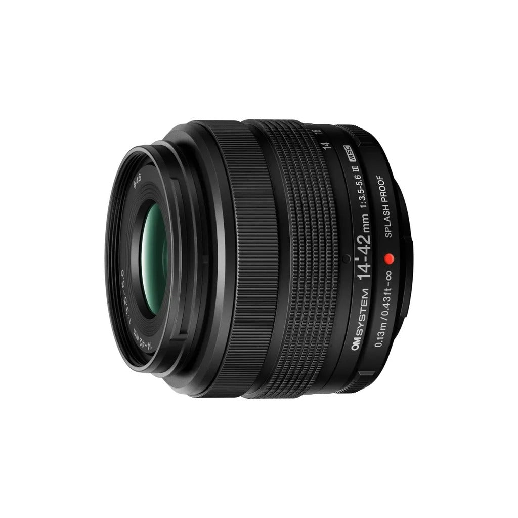 OM System M.Zuiko Digital 14-42mm f/3.5-5.6 III Zoom Lens, Black