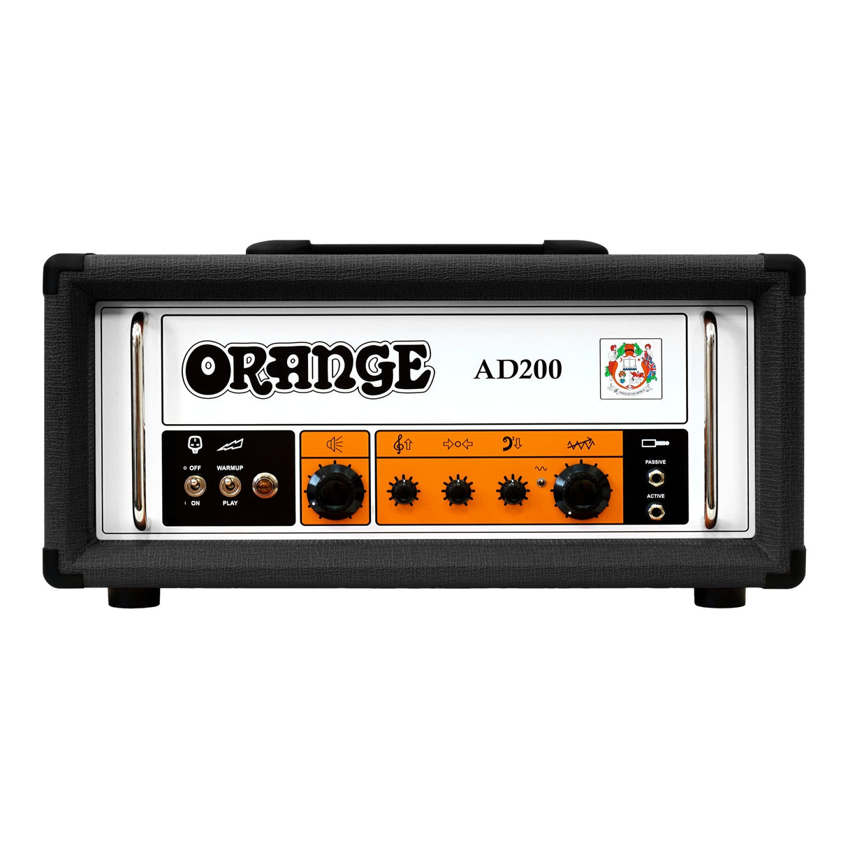 Orange AD200 200W 3-Band EQ Tube Bass Head Guitar Amplifier - Black