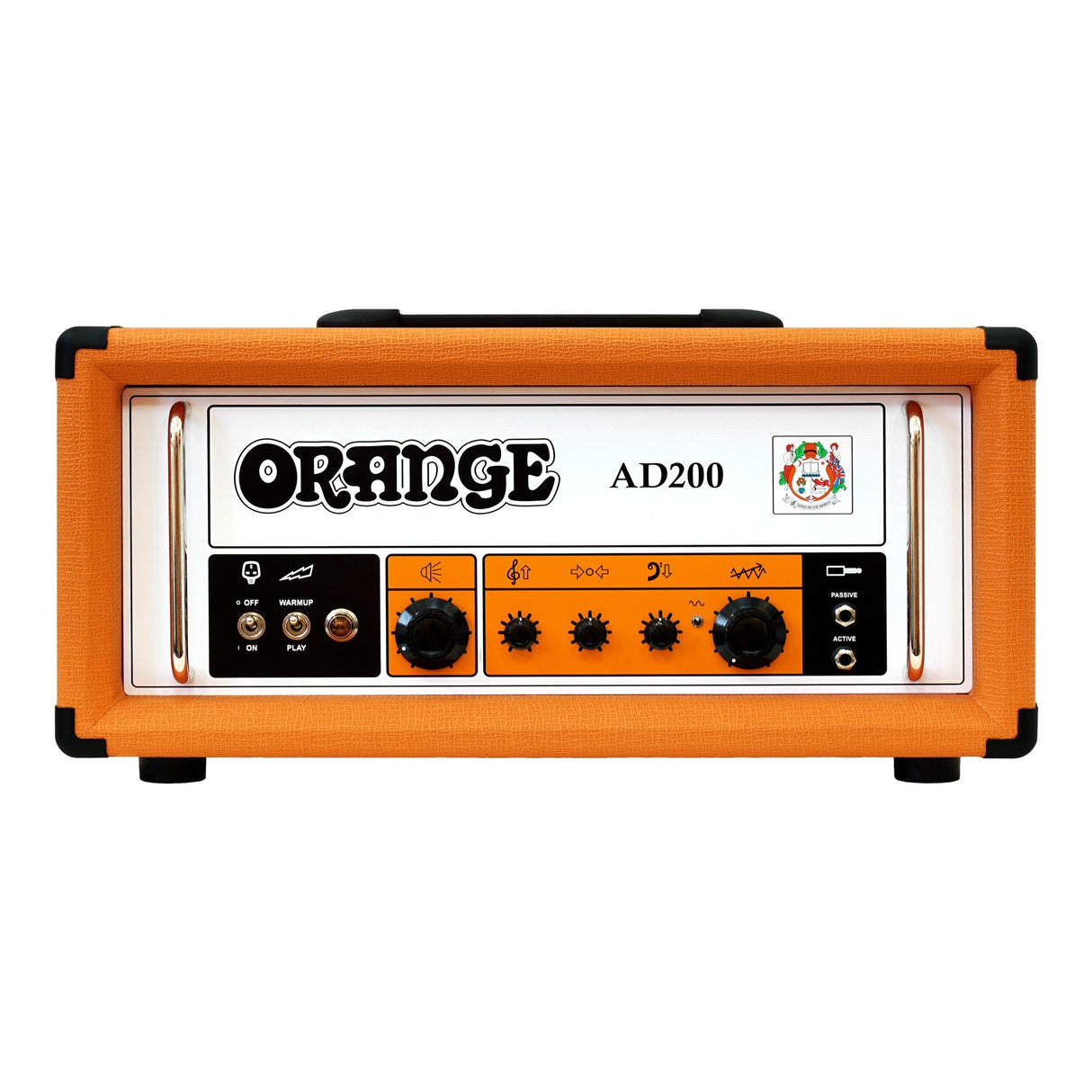 Orange AD200 200W 3-Band EQ Tube Bass Head Guitar Amplifier - Orange