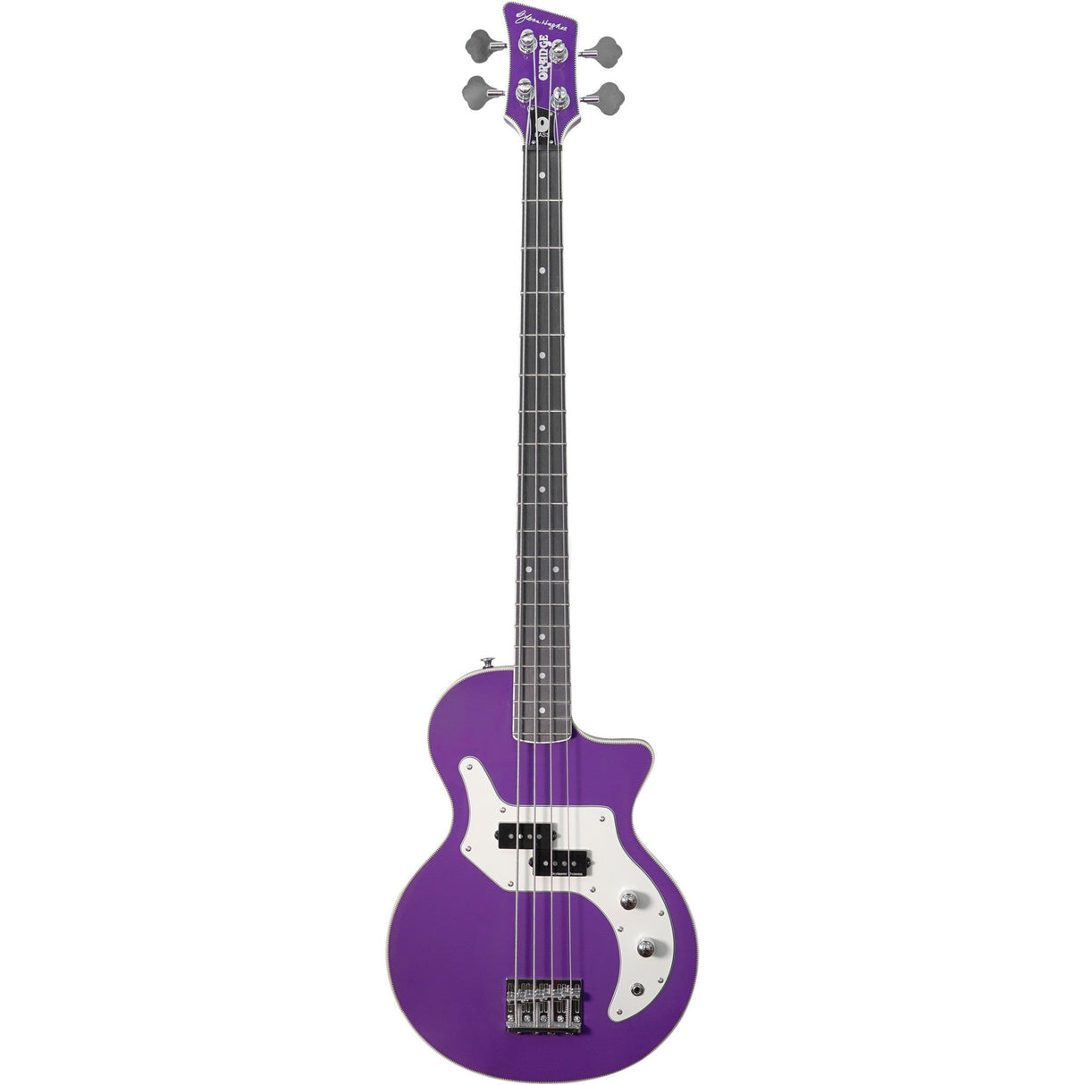 Orange O-BASS 4-String Okoume Dual Action Maple Neck Bass Guitar - Purple - guitar