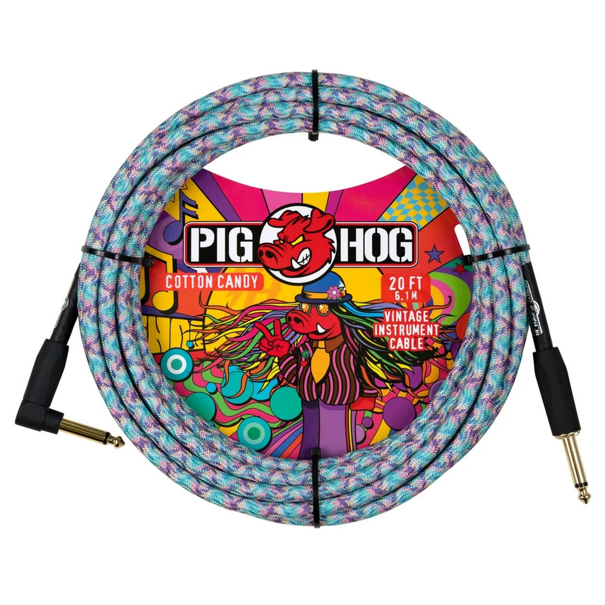 Pig Hog Cotton Candy Instrument Cable