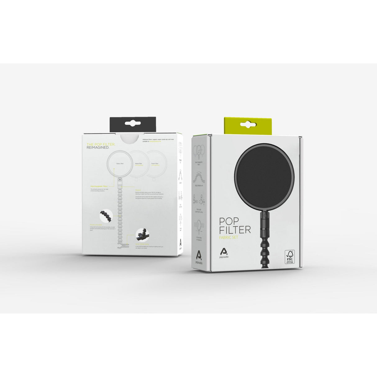 Pop Audio Pop Filter Fabric Set