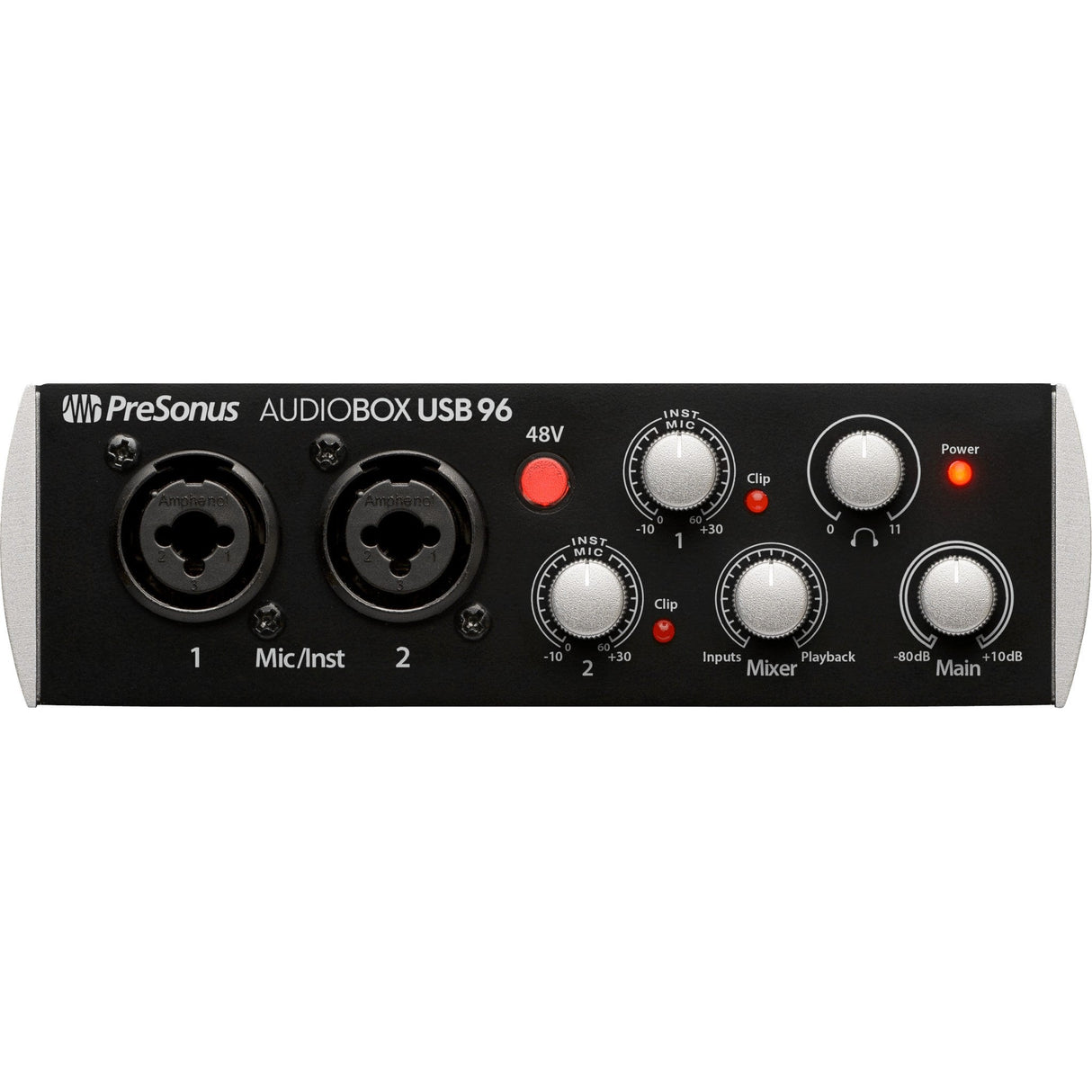 PreSonus AudioBox USB 96 2-Channel Audio Interface, Black