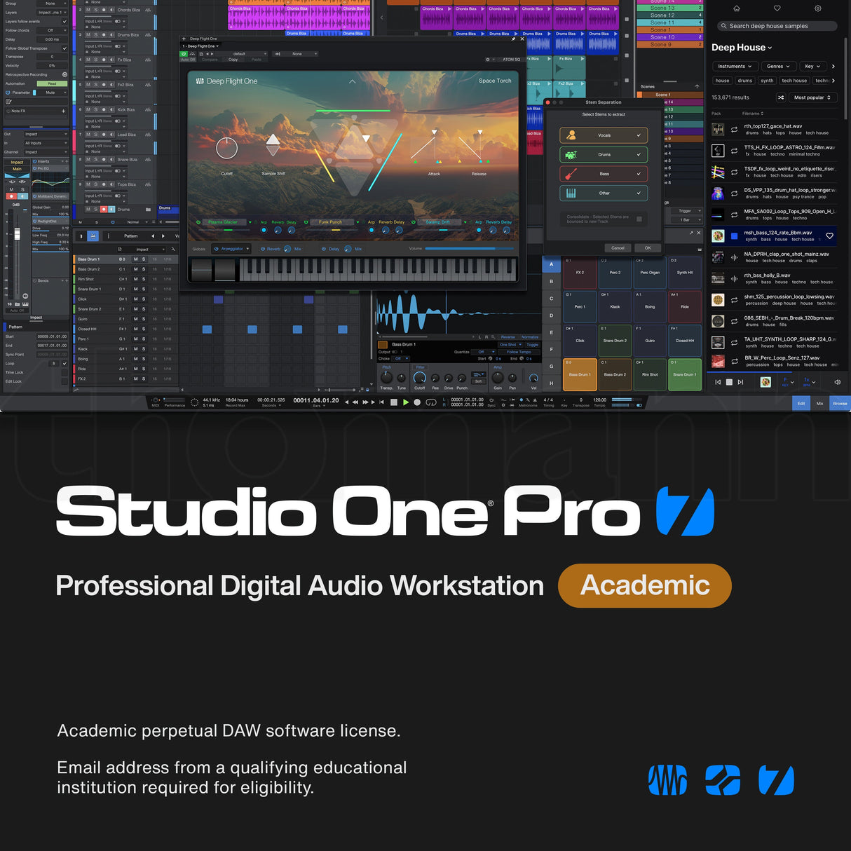 PreSonus Studio One 7 Professional Music Production Software Educational Download