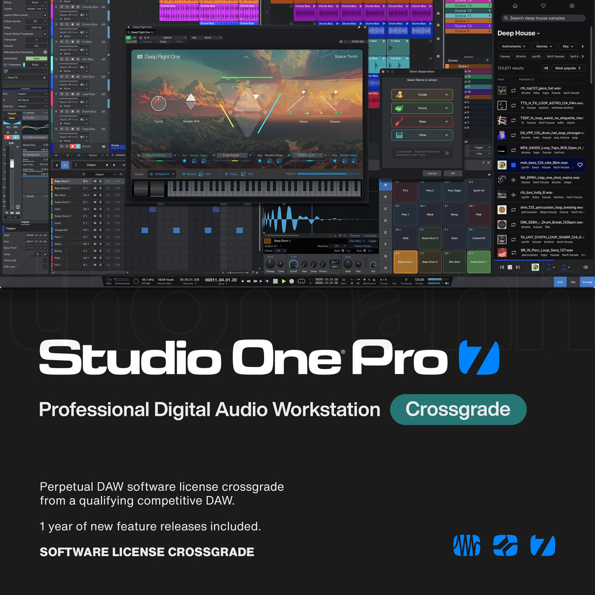 PreSonus Studio One 7 Professional Music Production Software Crossgrade Download