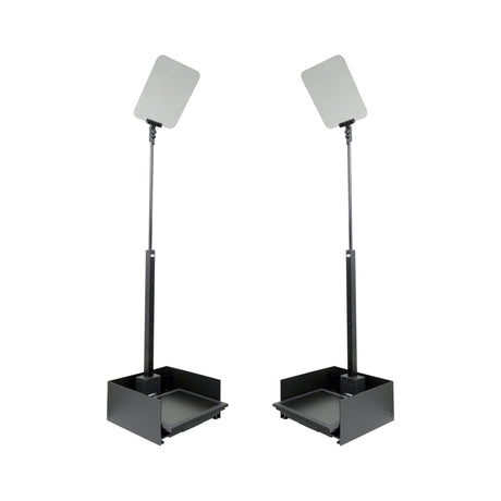 Prompter People ProLine StagePro 19-Inch HighBright AutoStepper Presidential Teleprompters Pair