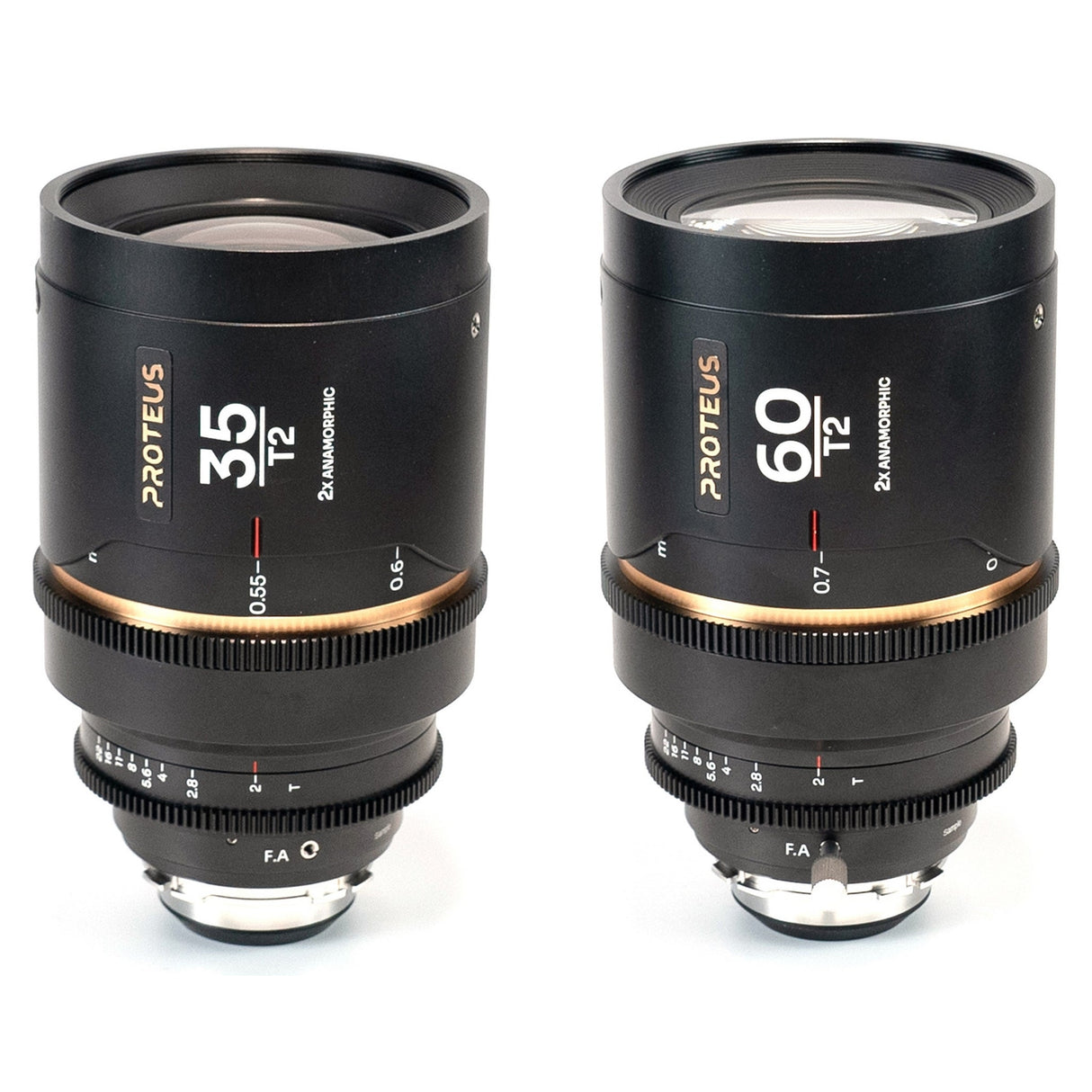 Laowa Proteus 2X Anamorphic Lens Series for ARRI and Canon EF - 35mm & 60mm Set / Amber / Imperial