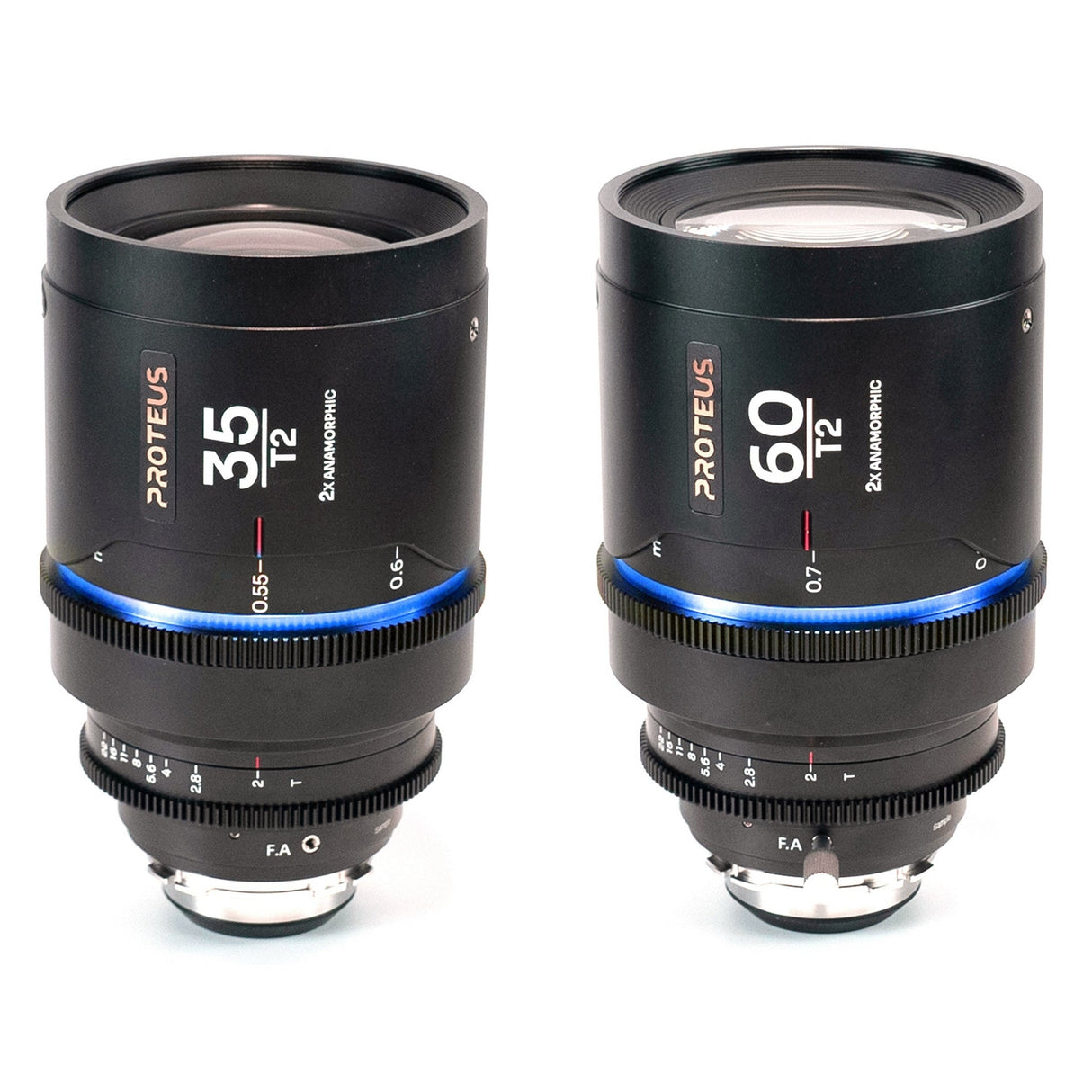 Laowa Proteus 2X Anamorphic Lens Series for ARRI and Canon EF - 35mm & 60mm Set / Blue / Imperial