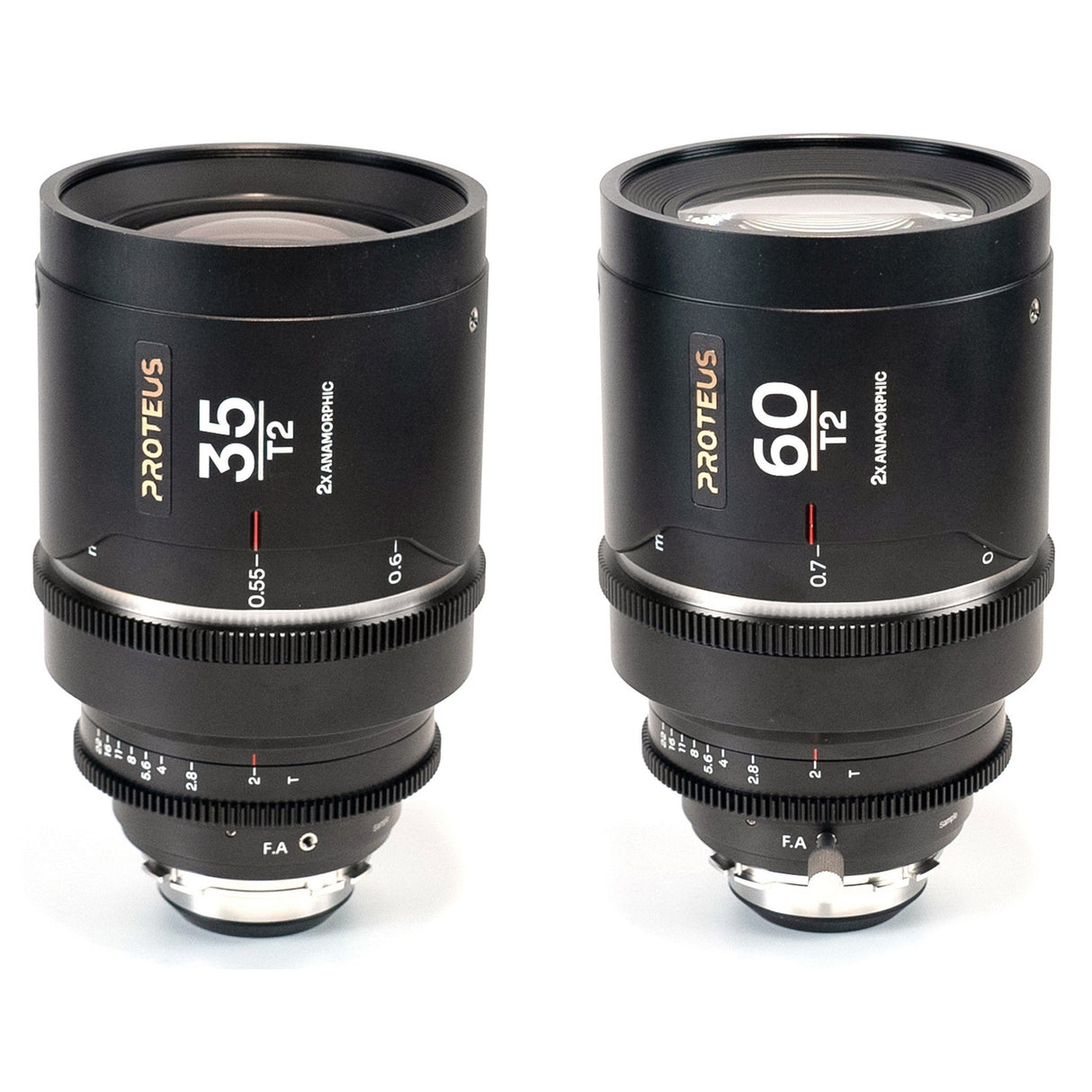 Laowa Proteus 2X Anamorphic Lens Series for ARRI and Canon EF - 35mm & 60mm Set / Silver / Imperial