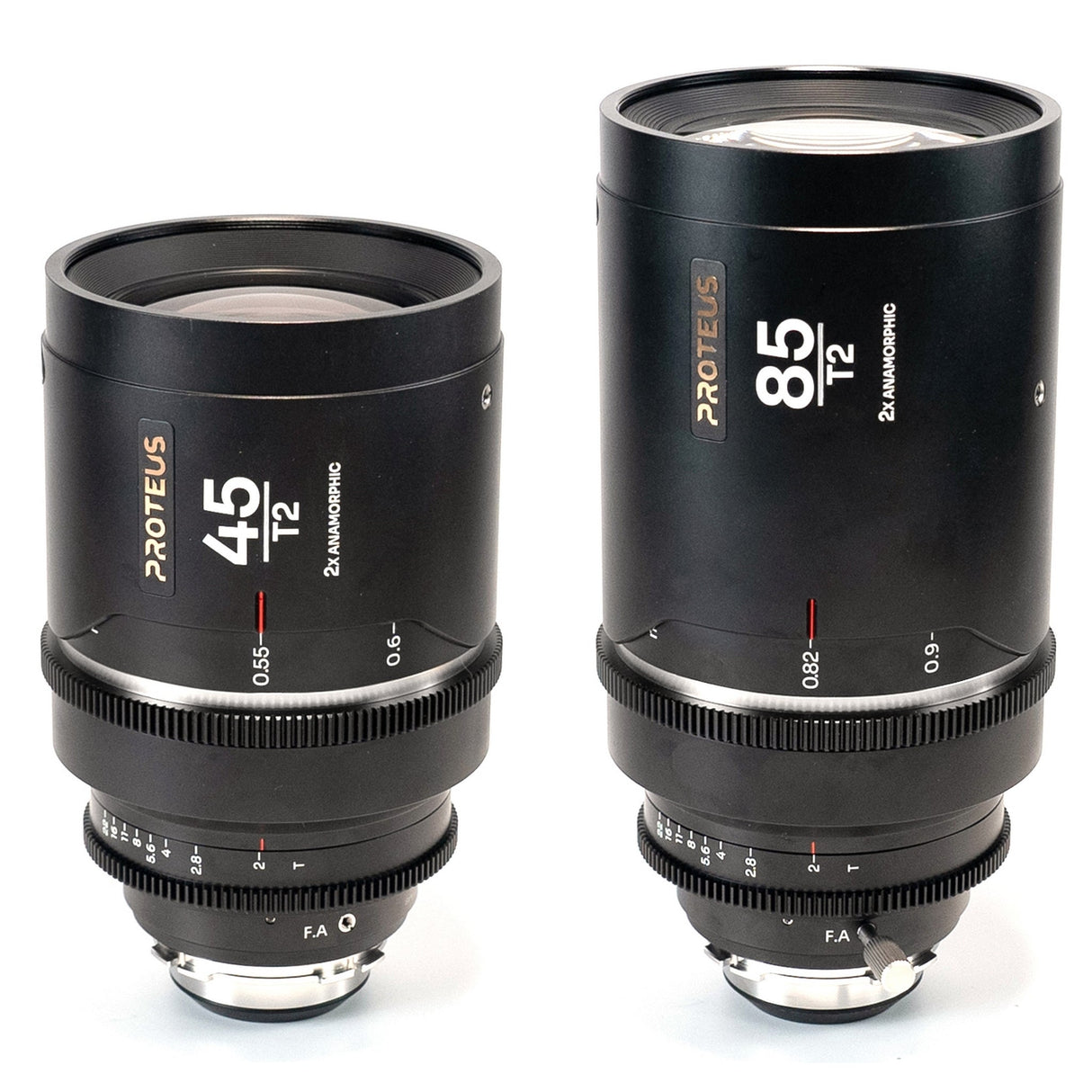 Laowa Proteus 2X Anamorphic Lens Series for ARRI and Canon EF - 45mm & 80mm Set / Silver / Imperial