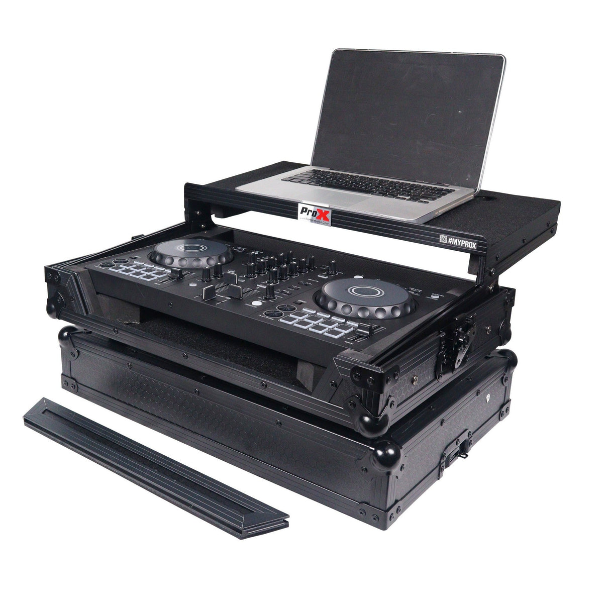 ProX X-DDJFLX4 Case for Pioneer DJ DDJ-FLX4 DDJ-400 and DDJ-SB3 DJ Controller - Black