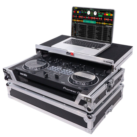 ProX X-DDJREV1 Case for Pioneer DJ DDJ-REV1 DJ Controller - Silver