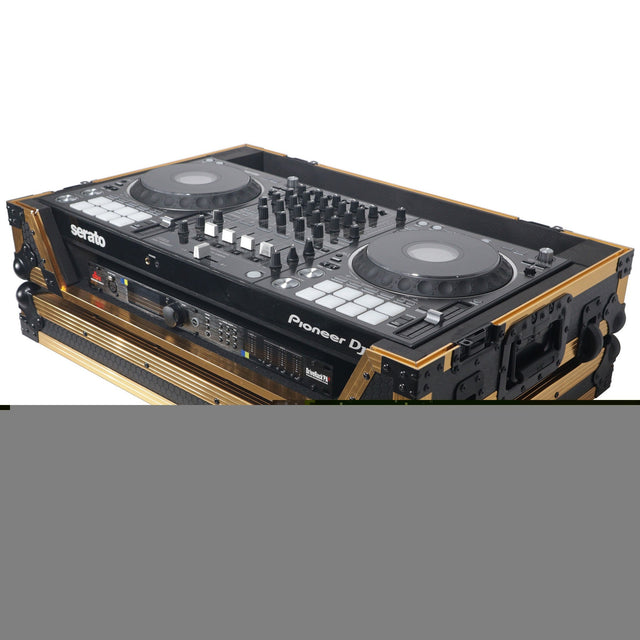 ProX XS-DDJ1000 Case for Pioneer DJ DDJ-1000 FLX6 SX3 DJ Controller - Gold/Black / None / None