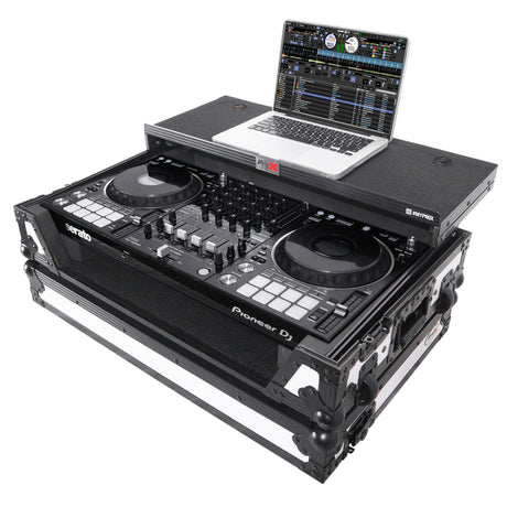 ProX XS-DDJ1000 Case for Pioneer DJ DDJ-1000 FLX6 SX3 DJ Controller - White/Black / Included / None