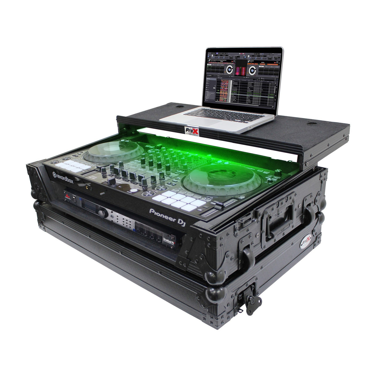 ProX XS-DDJ1000 Case for Pioneer DJ DDJ-1000 FLX6 SX3 DJ Controller - Black / Included / RGB 20-inch LED Fixture