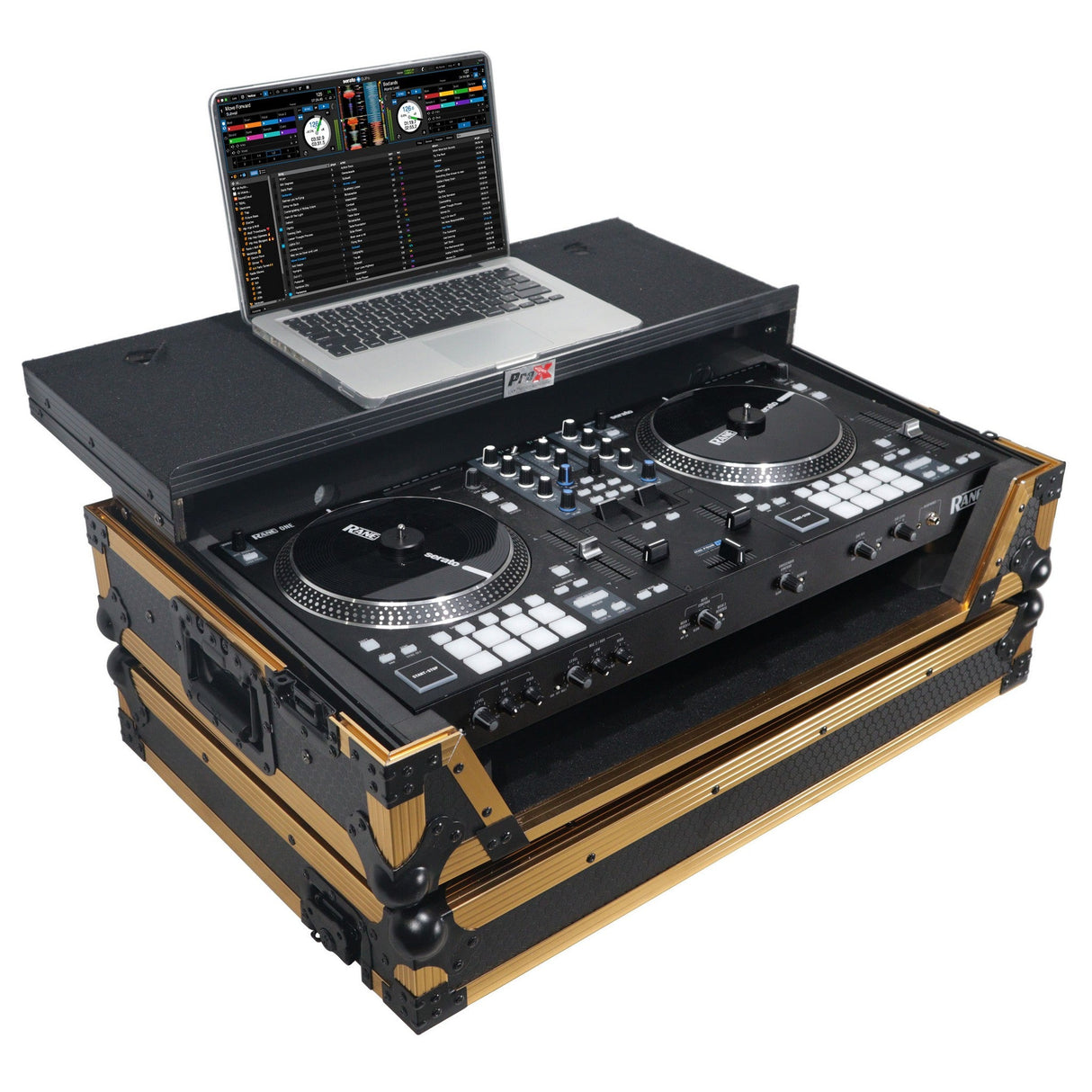 ProX XS-RANEONE Case for RANE One DJ Controller Limited Edition - Gold/Black