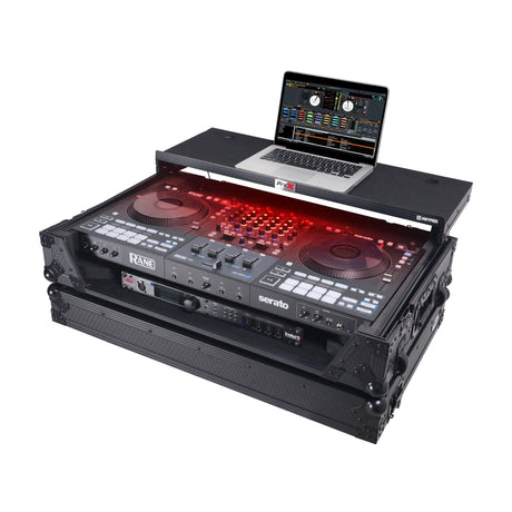 ProX XS-RANEFOUR Case for RANE Four DJ Controller - Black / RGB 20-inch LED Fixture